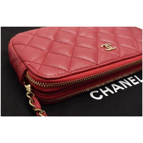 chanel double zip woc|chanel wallet on chain.